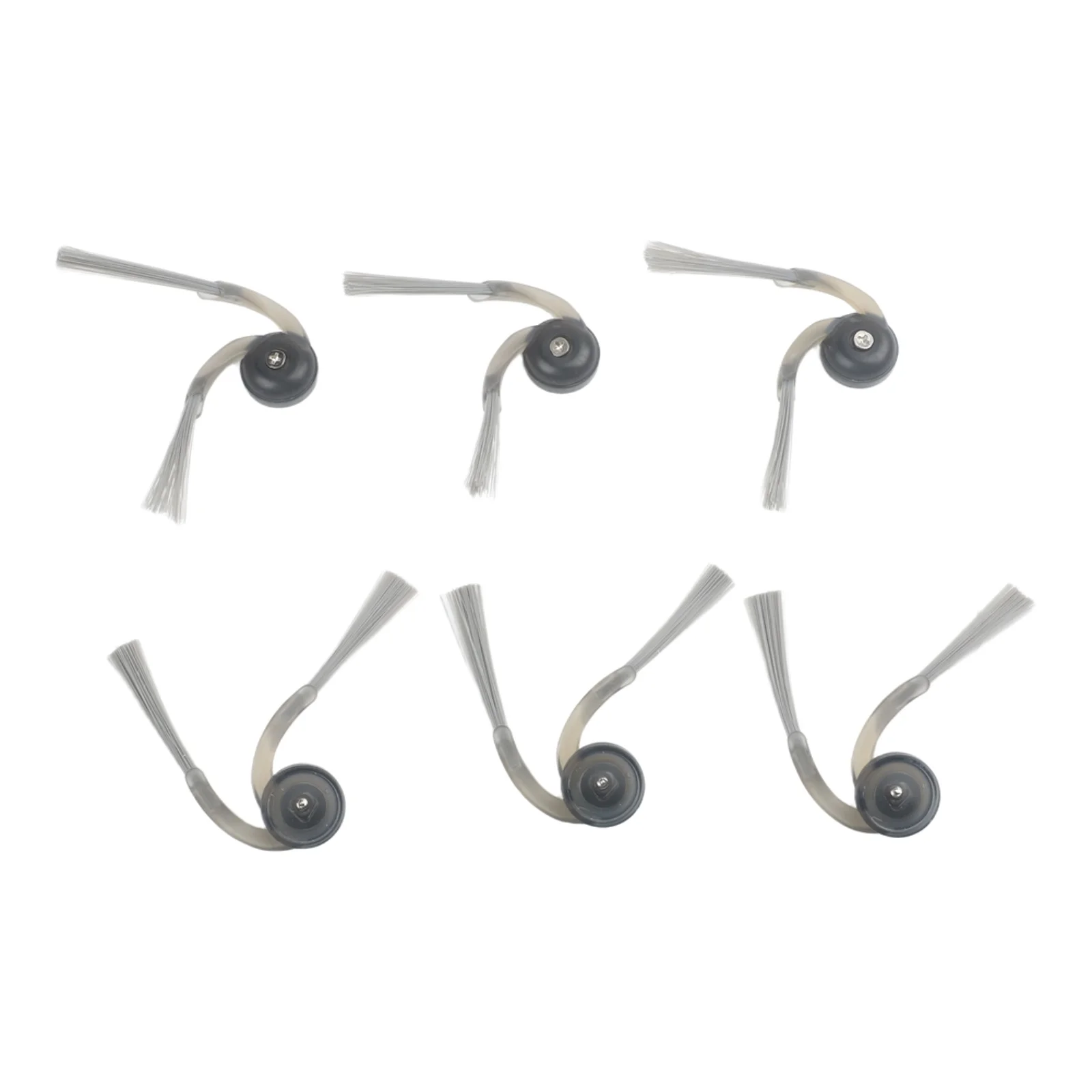Replacement Side Brush Set 6 Pack for Roborock QV35A/QV35S/Qrevo L 92mm Nylon for Efficient Corner and Wall Cleaning