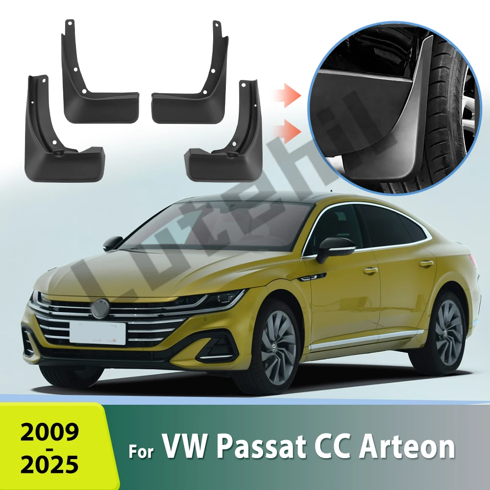 Für Volkswagen VW Passat CC Arteon 2009-2025 Kotflügel-Schmutzfänger Spritzschutz Schmutzfänger Auto-Zubehör