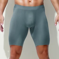 Modal Men's Underwear Men's Seamless Sports Extended Wear-Resistant Leg Boxer Briefs Boys' Large Size Shorts