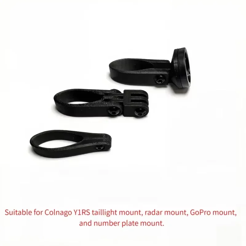 Universal Bike Mount for Colnago Y1RS, Taillight/Radar/GoPro/Number Plate Holder, 3D Printed Cycling Accessories
