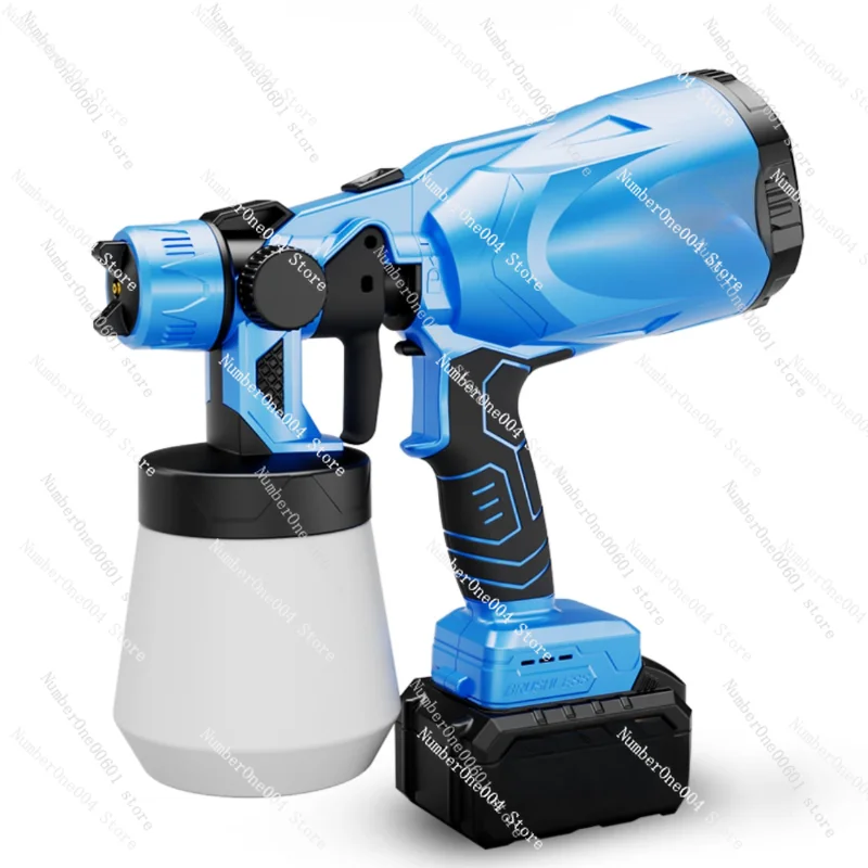 

Applicable to Lithium battery rechargeable household small latex paint spray gun Paint spraying machine Wall spray artifact