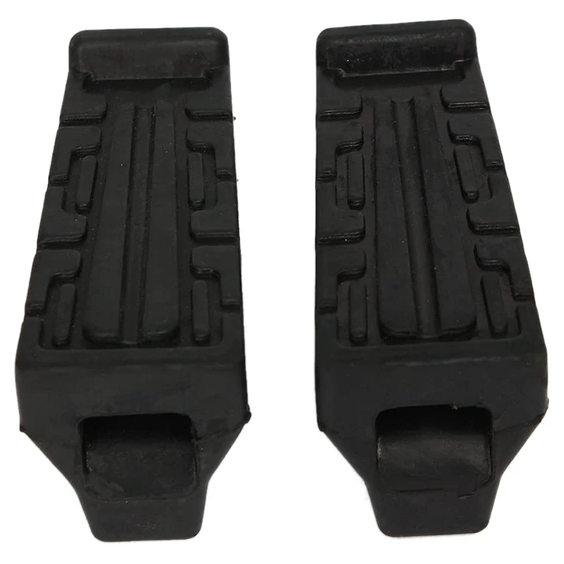 2Pcs Front Foot Rest Peg Rubbers Footrest Handlebars for Yamaha YBR 125