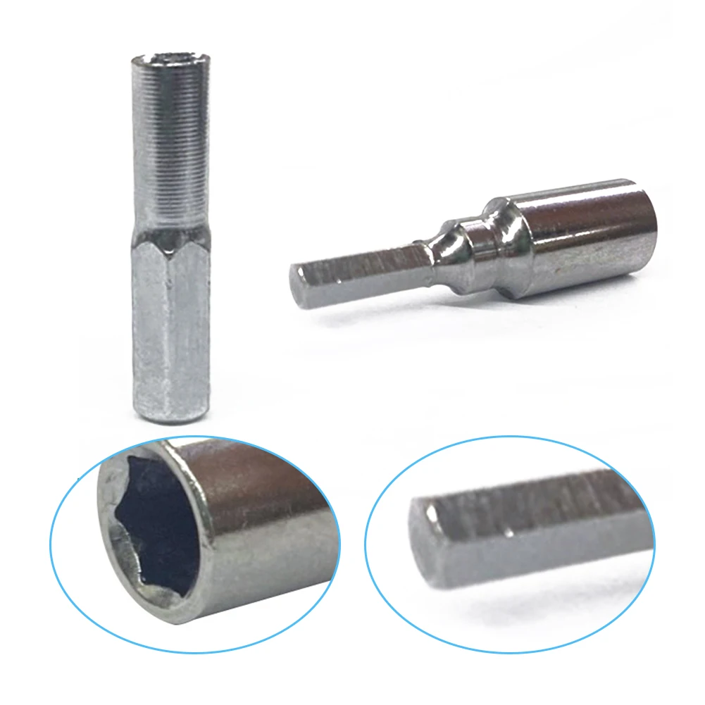 1/2pcs 6.35mm To 4mm Hex Transducer Adapter Socket Magnetic For Screwdriver Drill Bits Repair Mobile Phone Camera Computer