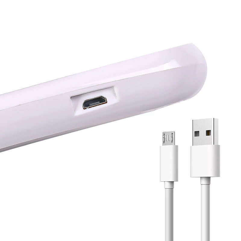 Lampa LED z lusterkiem do makijażu Wtyczka USB Lampa do suszenia paznokci UV Przenośna suszarka do żelowych lakierów do paznokci Narzędzia do manicure do użytku domowego