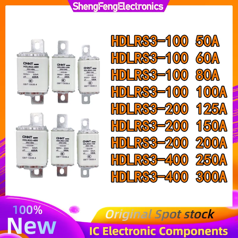 HDLRS3-100 50A 60A 80A 100A HDLRS3-200 125A 150A 200A HDLRS3-400 250A 300A