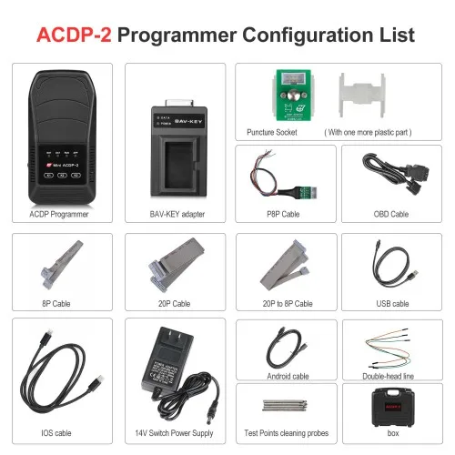 وحدة برمجة Yanhua Mini ACDP-2 الأساسية الرئيسية تدعم اتصال USB واللاسلكي ولا حاجة إلى عمل لحام على الكمبيوتر/Android/IOS #5