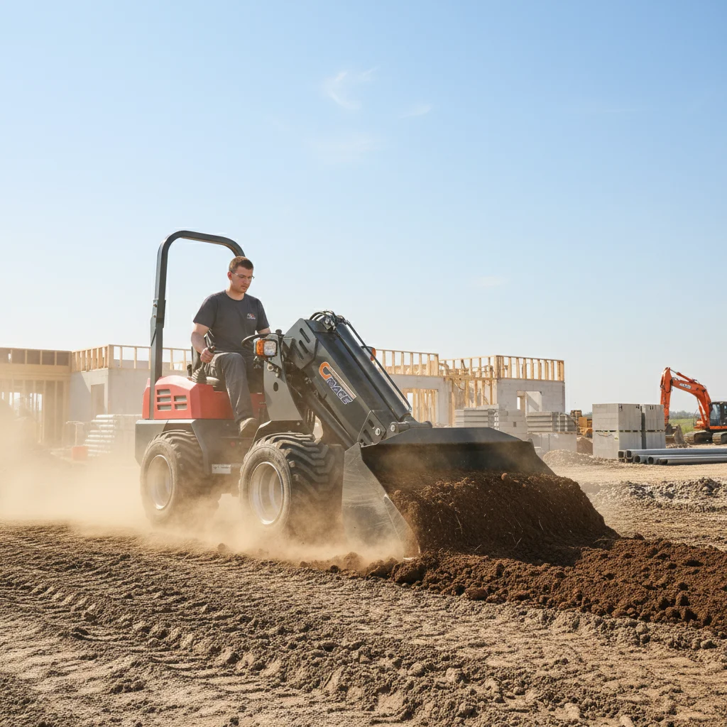 

Телескопический погрузчик с важелем 1-5 тонн, колесный погрузчик, гидравлический дизельный двигатель, гибкая работа в узких местах
