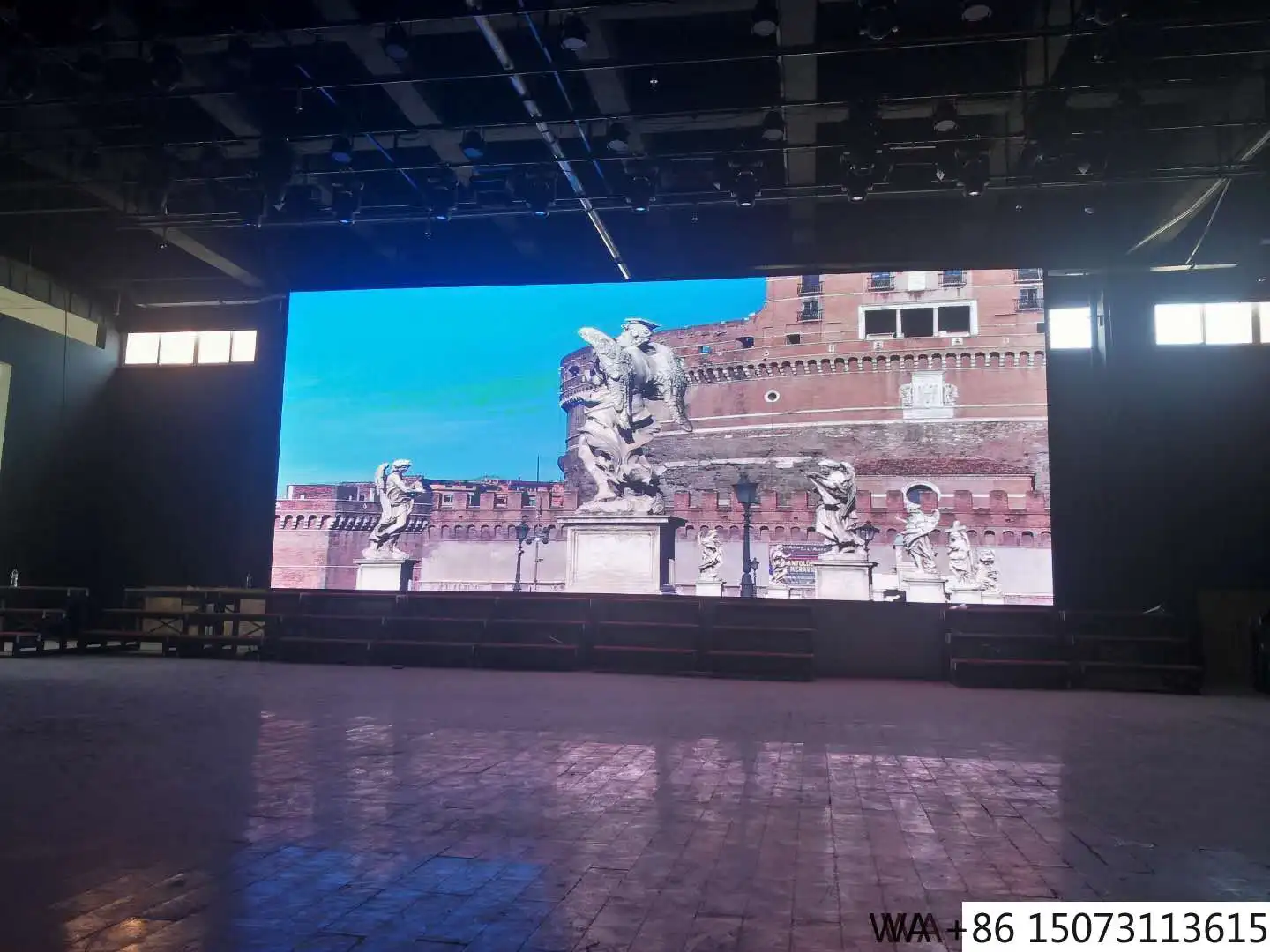 Indoor P2.5 HD LED-display - Podiumachtergrond en hotelvergaderruimte Groot elektronisch scherm