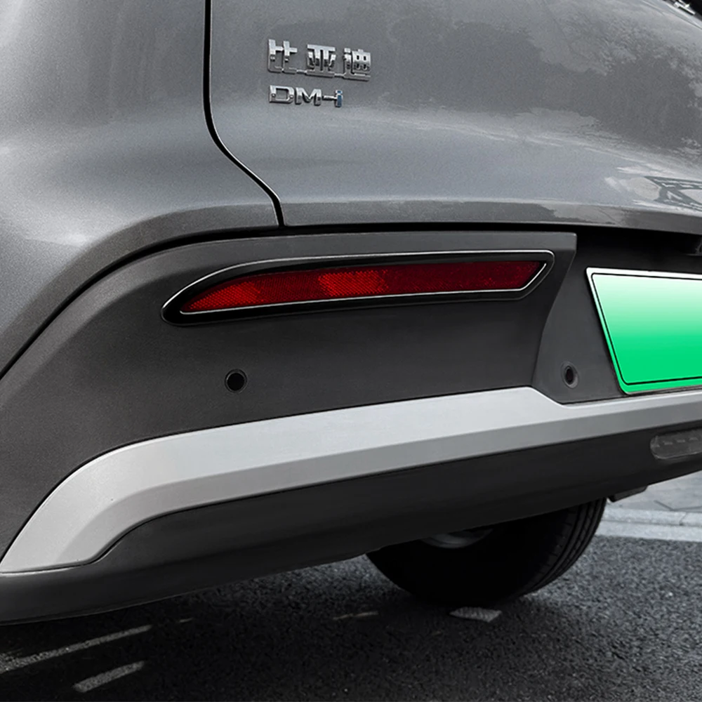 

2 шт. для 2025 BYD Song Pro DM-i, задняя противотуманная фара, декоративная полоса, модификация продукта, чернение заднего бампера, защитная наклейка