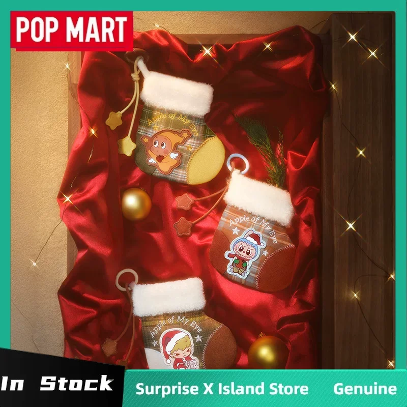 Popmart أبل من سلسلة عيني صندوق أعمى حقيبة صغيرة لطيف الطرفية حقيبة قلادة لعبة عصرية تزيين صندوق غامض مفاجأة هدية عيد الميلاد