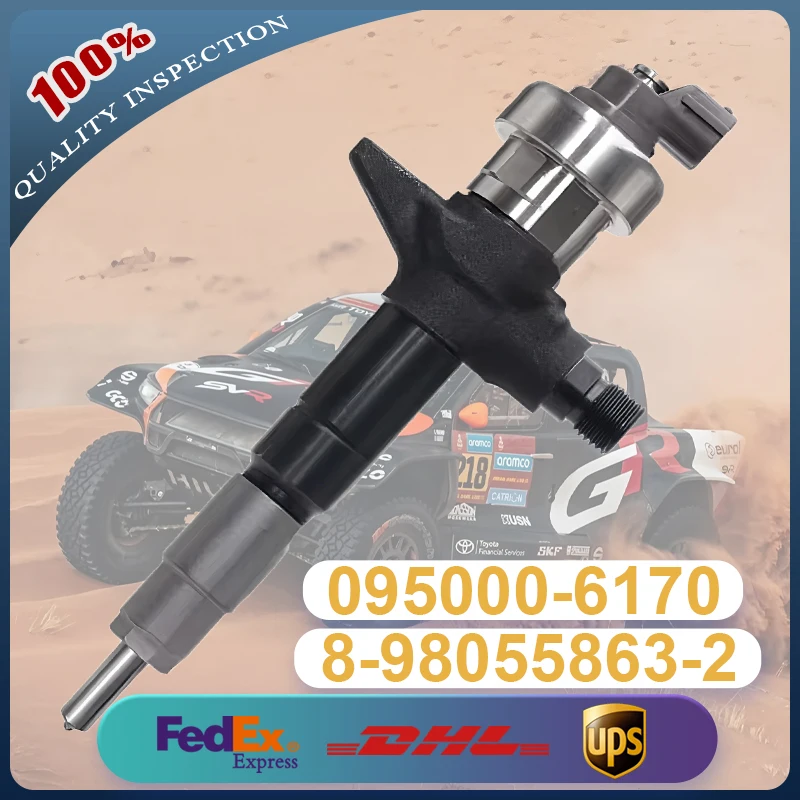 

095000-6170 8-98055863-2 Common Rail Fuel Injector for Isuzu Engine 4JJ1 4JK1 Vehicle D-MAX