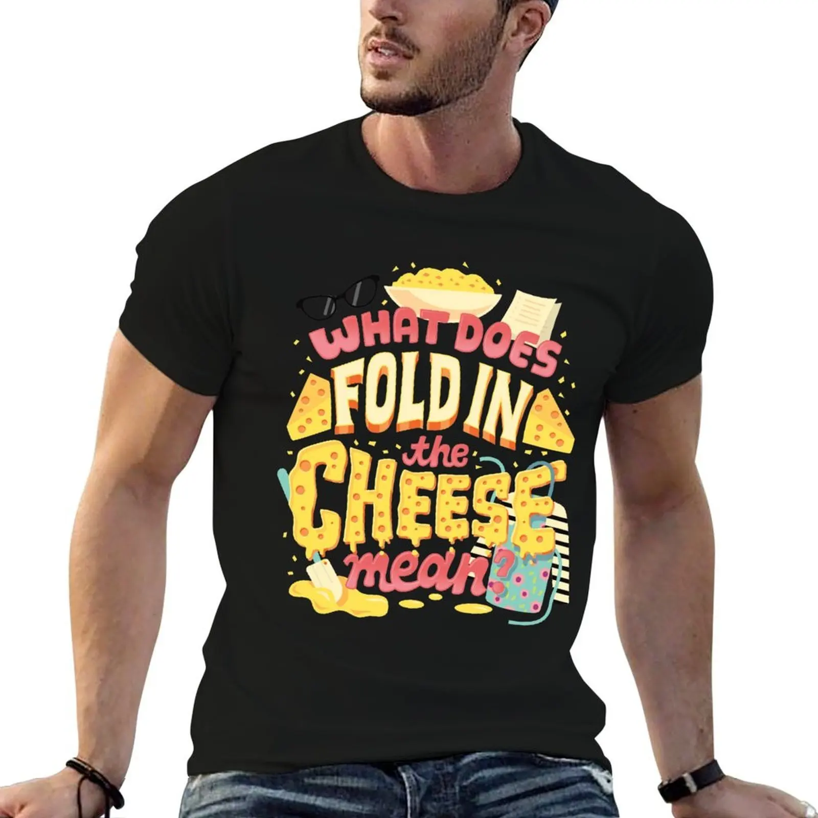

Fold in the cheese T-Shirt man t shirt designer t shirt personalised cotton t shirt pack T-Shirt