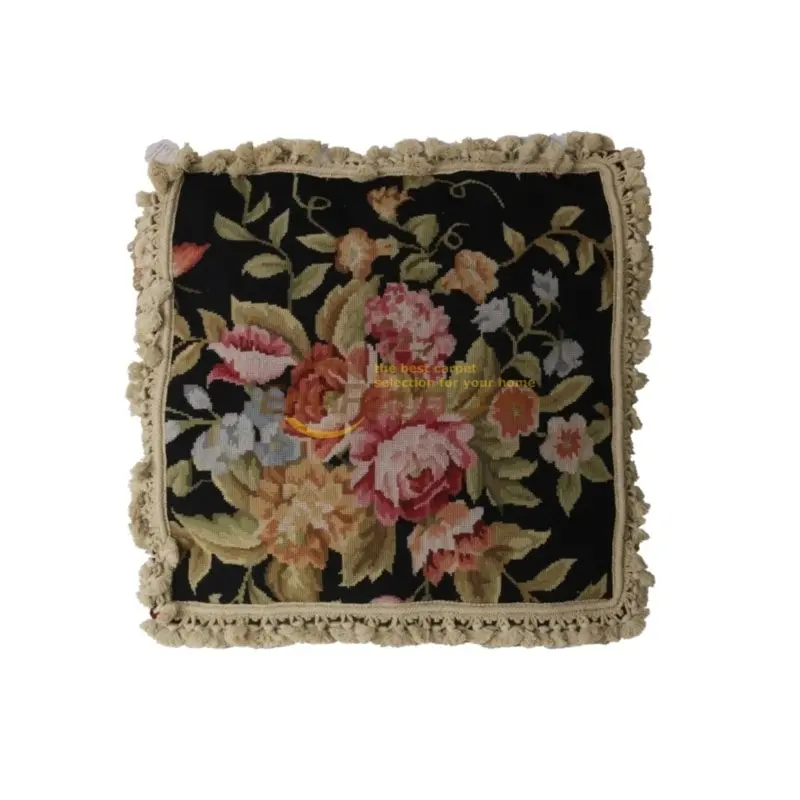 

Baroque soft outfit hand-embroidered national weave hold pillow pillow European rococo cloth art tapestry needlepoint