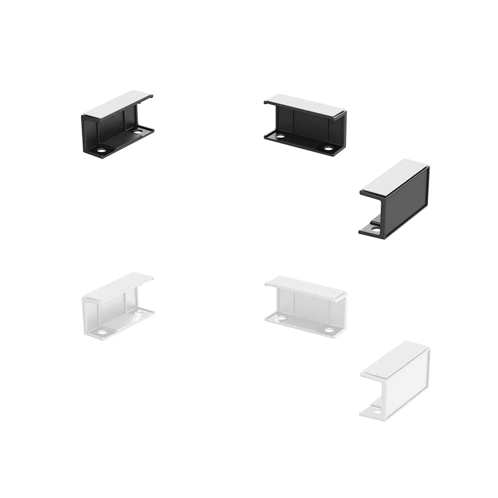 

3Pcs under Desk Laptop Mount Organizer EVA Protection Pads for Thickness Within 40mm Universal under Desk Rack Mount