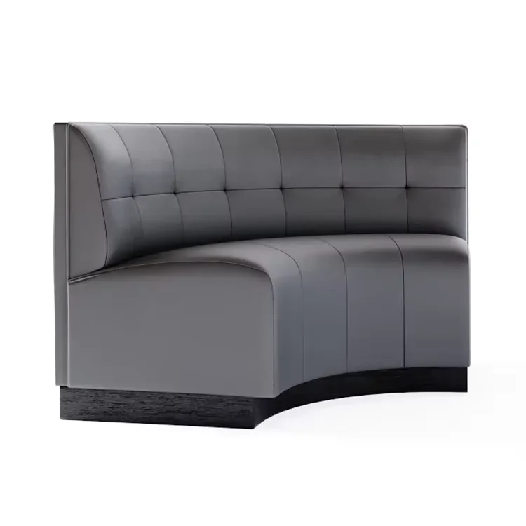Wholesale Modern Design PU Leather Sofa Button Tufted Dining Bench For Restaurant Cafe Nightclub Panel Bench For Luxury Seating - view 4