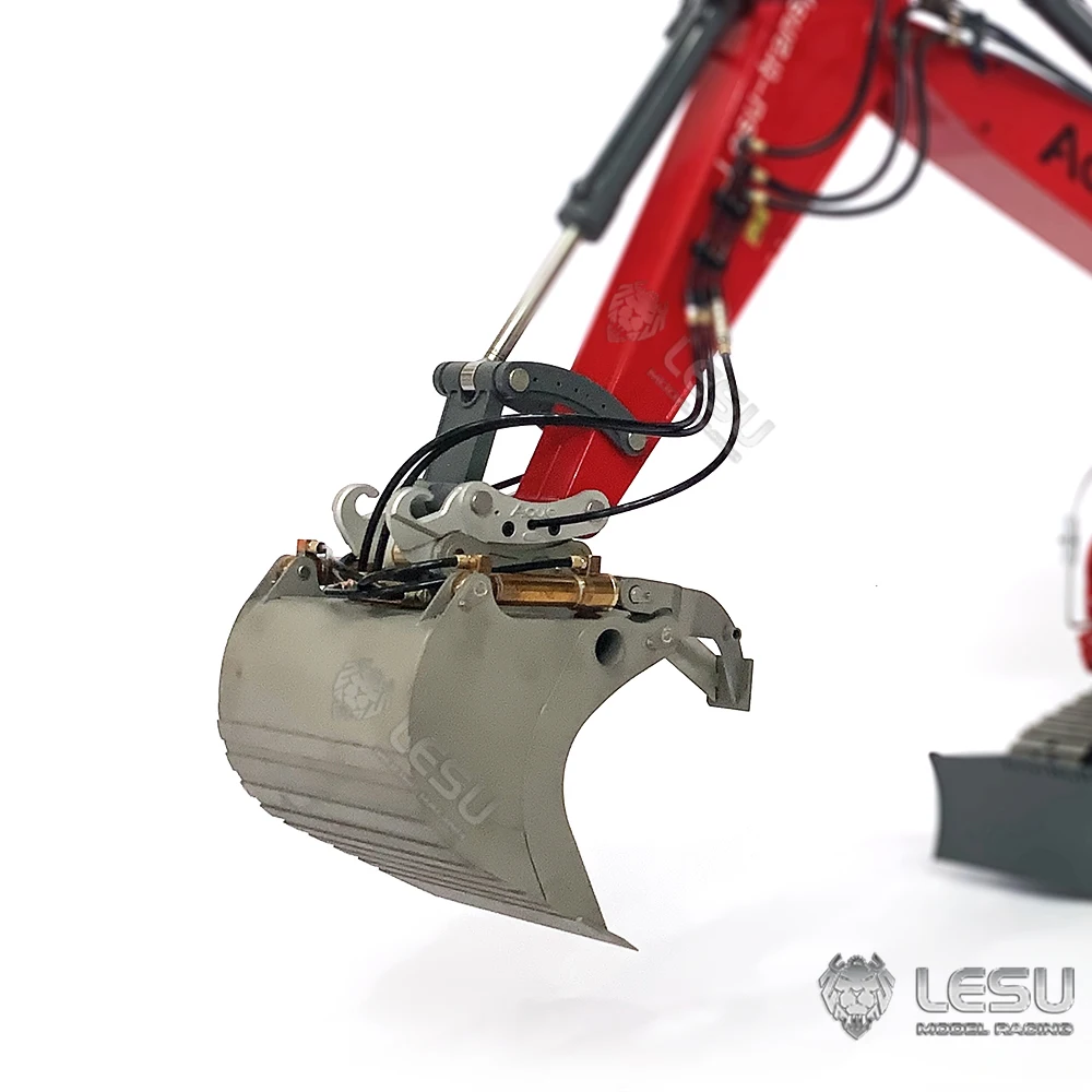 LESU Grab Bucket For 1/14 RC Excavator Et35 Hydraulic Construction Vehicles Part Outdoor Toys TH21580