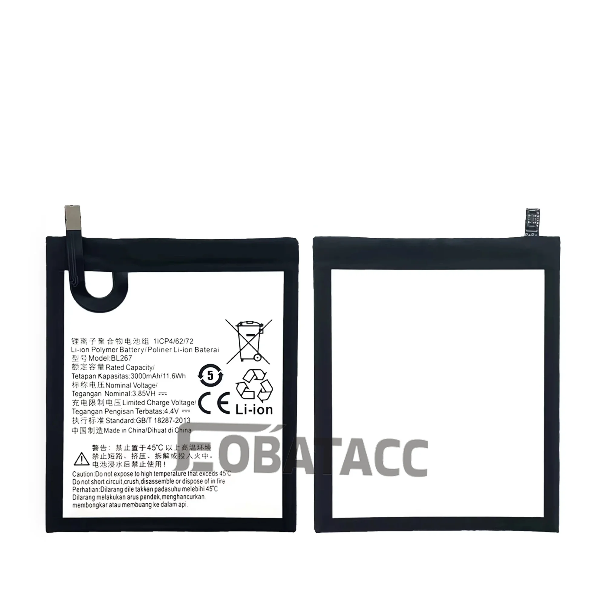 100% New Original Battery BL267  For lenovo K6 Battery + Free Tools