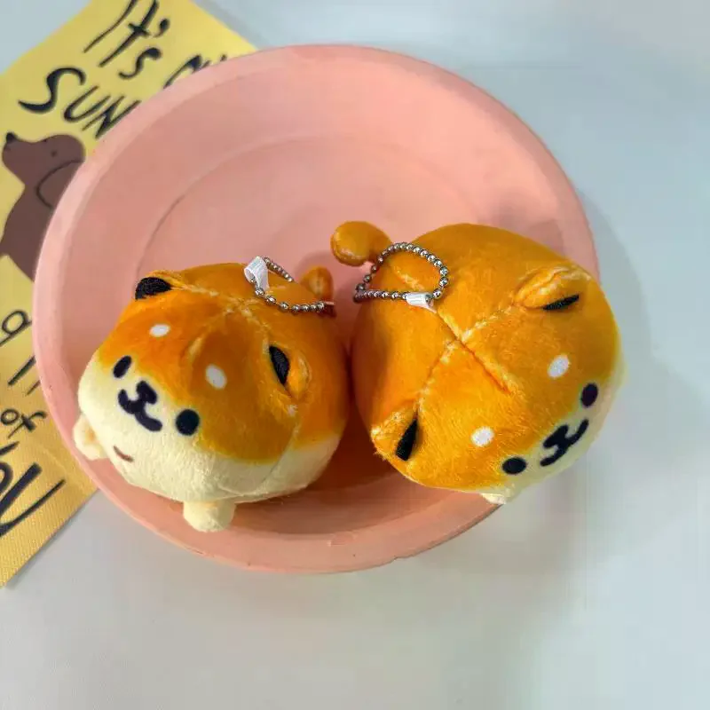 Breloczek Pluszowy Chleb Piesek Zabawka Cartoon Miękka Wypchana Lalka Zawieszka do Kluczyków Samochodowych Plecaka Torby Prezent dla Dziecka