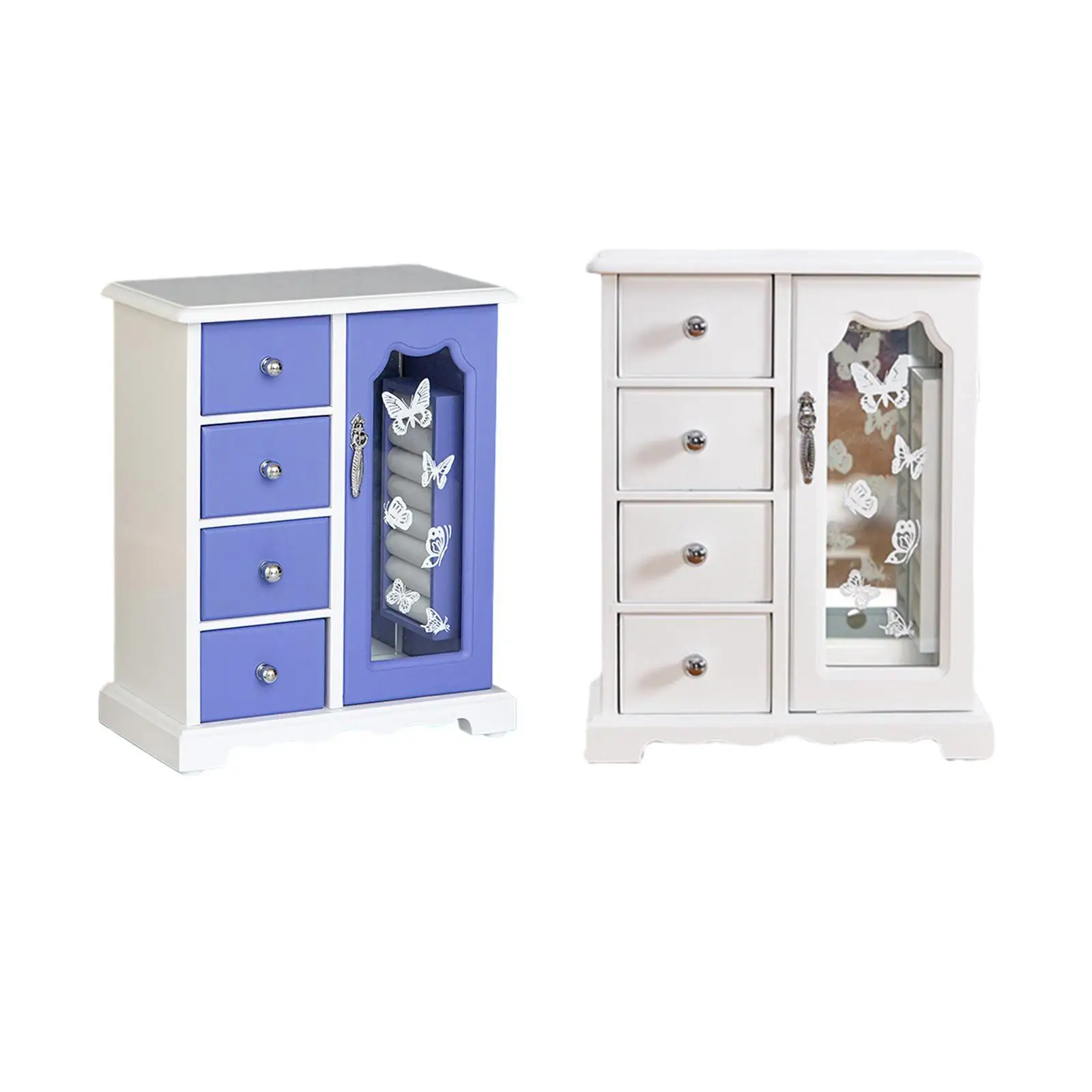 

Wooden Jewelry Storage Box Jewelery Display Case Portable Gift for Women Girl Jewelry Container Jewelry Organizer for Rings