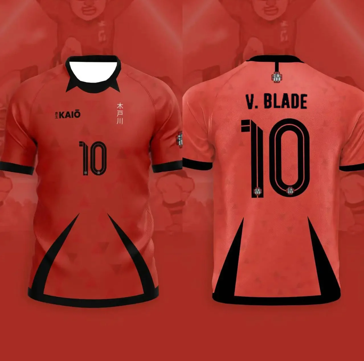 V.blade أنيمي تيز Inazuma أحد عشر جيرسي 2025 جديد الرجال ثلاثية الأبعاد كايو طباعة كرة القدم تي شيرت الصيف النساء الرياضة تيز Y2k كرة القدم القمم