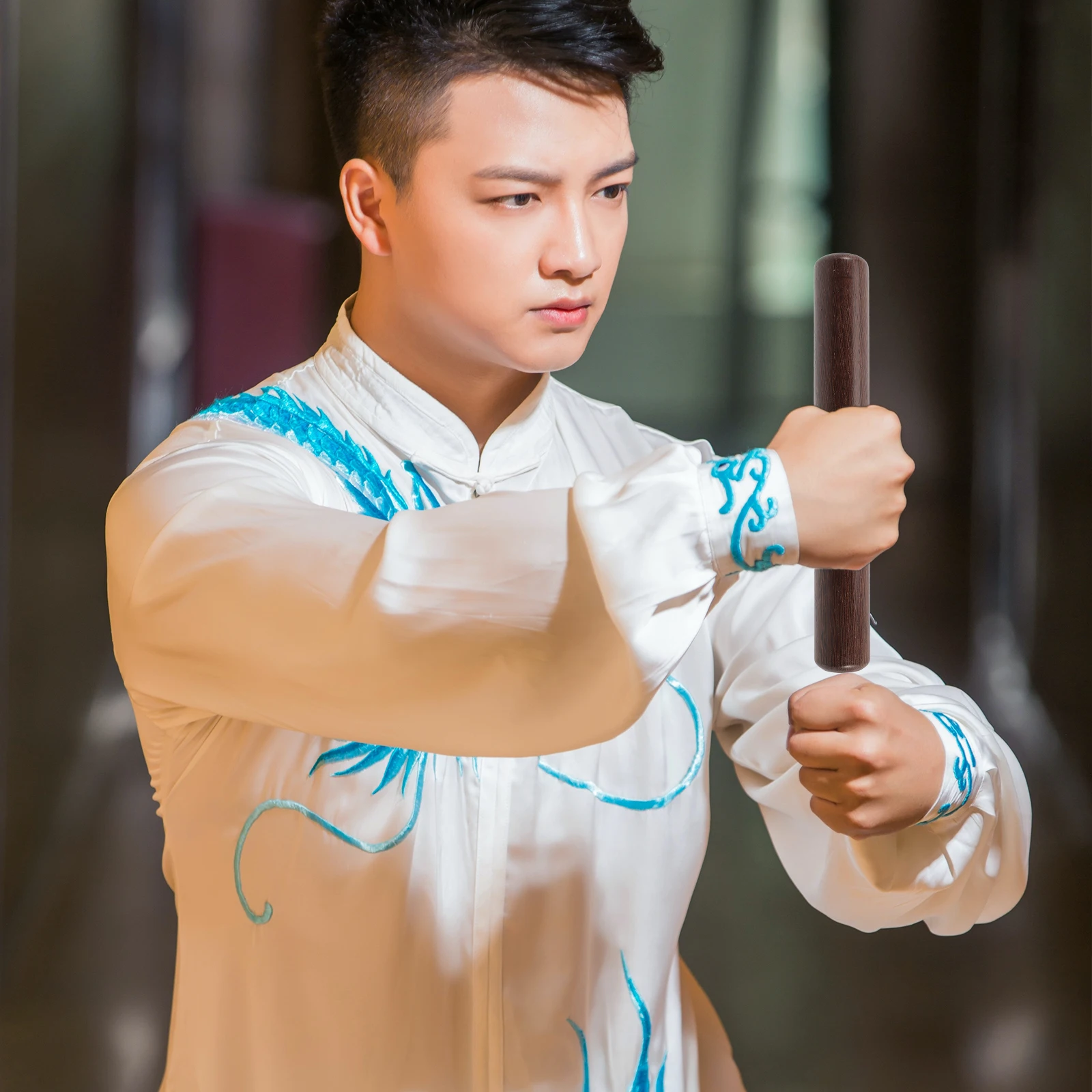 

Household Tai Chi Stick Premium Wear-Resistant Kungfu Ruler Portable Training Exercise Supplies Kungfu Stick Home Supply