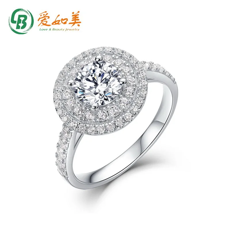 

Роскошное женское кольцо с муассанитом, легкое роскошное обручальное кольцо из 18-каратного золота с платиной PT950, серебряное, 7-слойное золотое, с бриллиантами