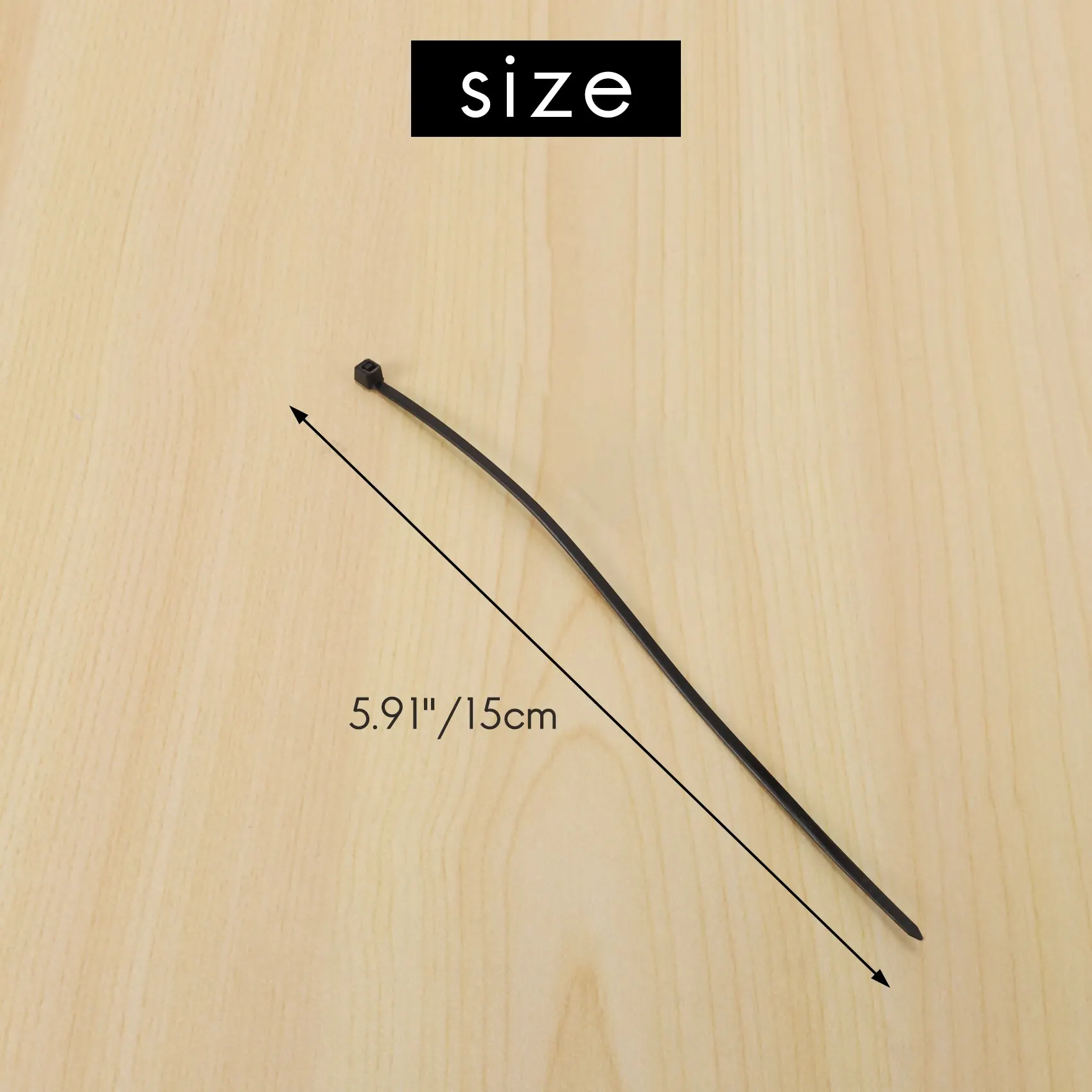 100 Pcs 150 X 1.8Mm Electrical Cable Tie Wrap Nylon Fastening Black-[A22I Store]