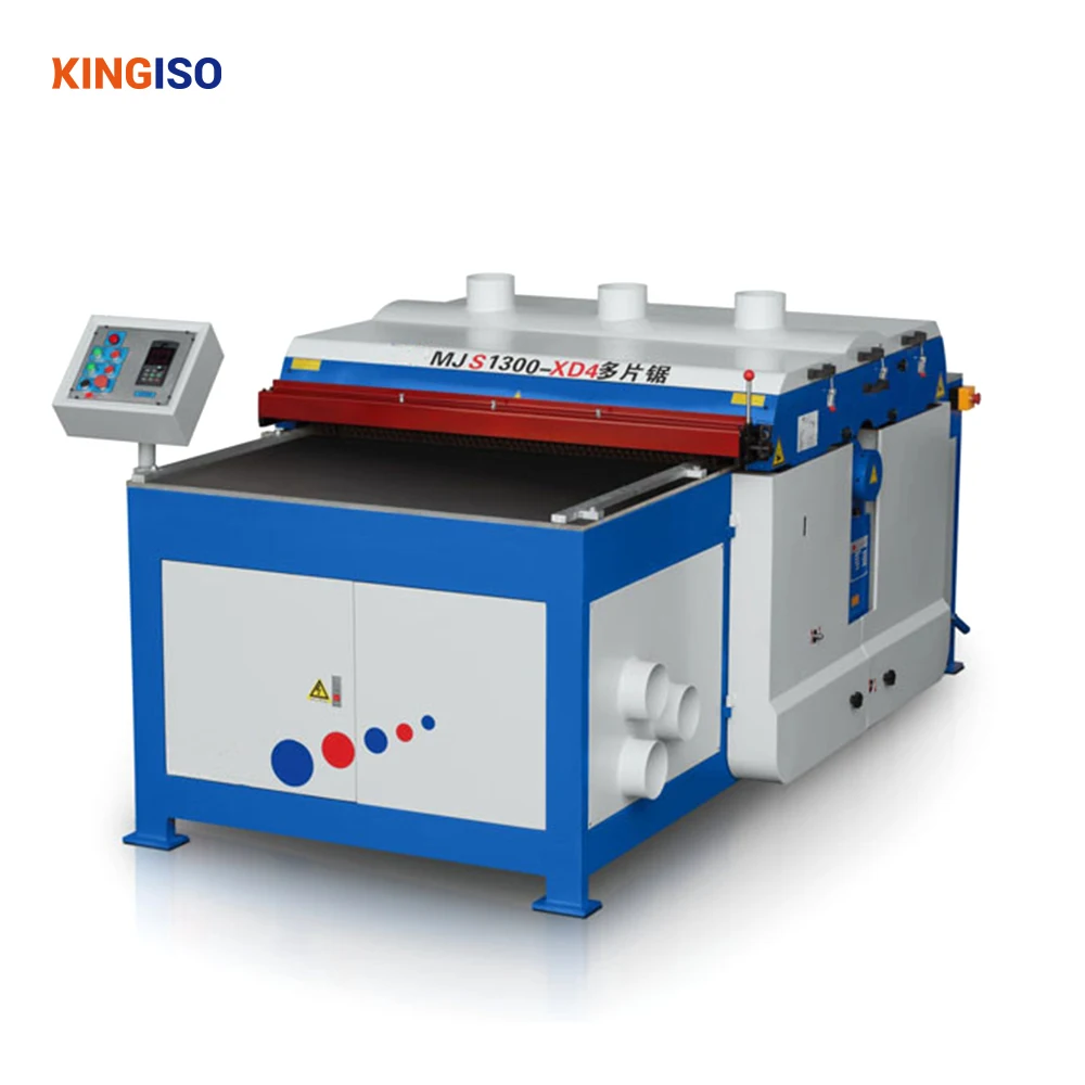 KINGISO Multi Blade Rip Saw Machine Mills | Plywood Mdf Board Multi Rip Saw Machinery