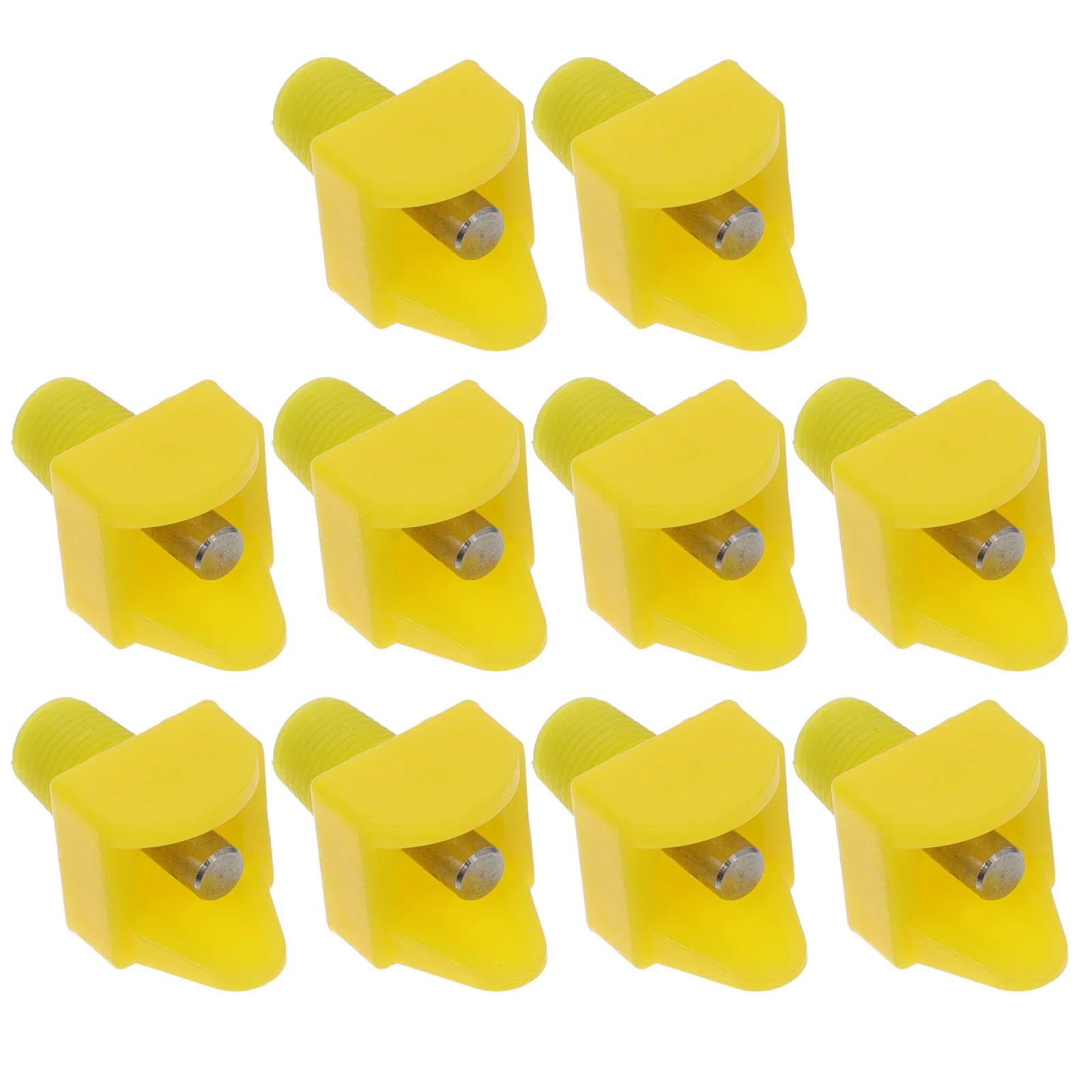 

10Pcs Chicken Water Nipple Drinking Nozzle for Poultry Waterer Automatic Farm Accessory Compatible with Buckets Barrels Troughs