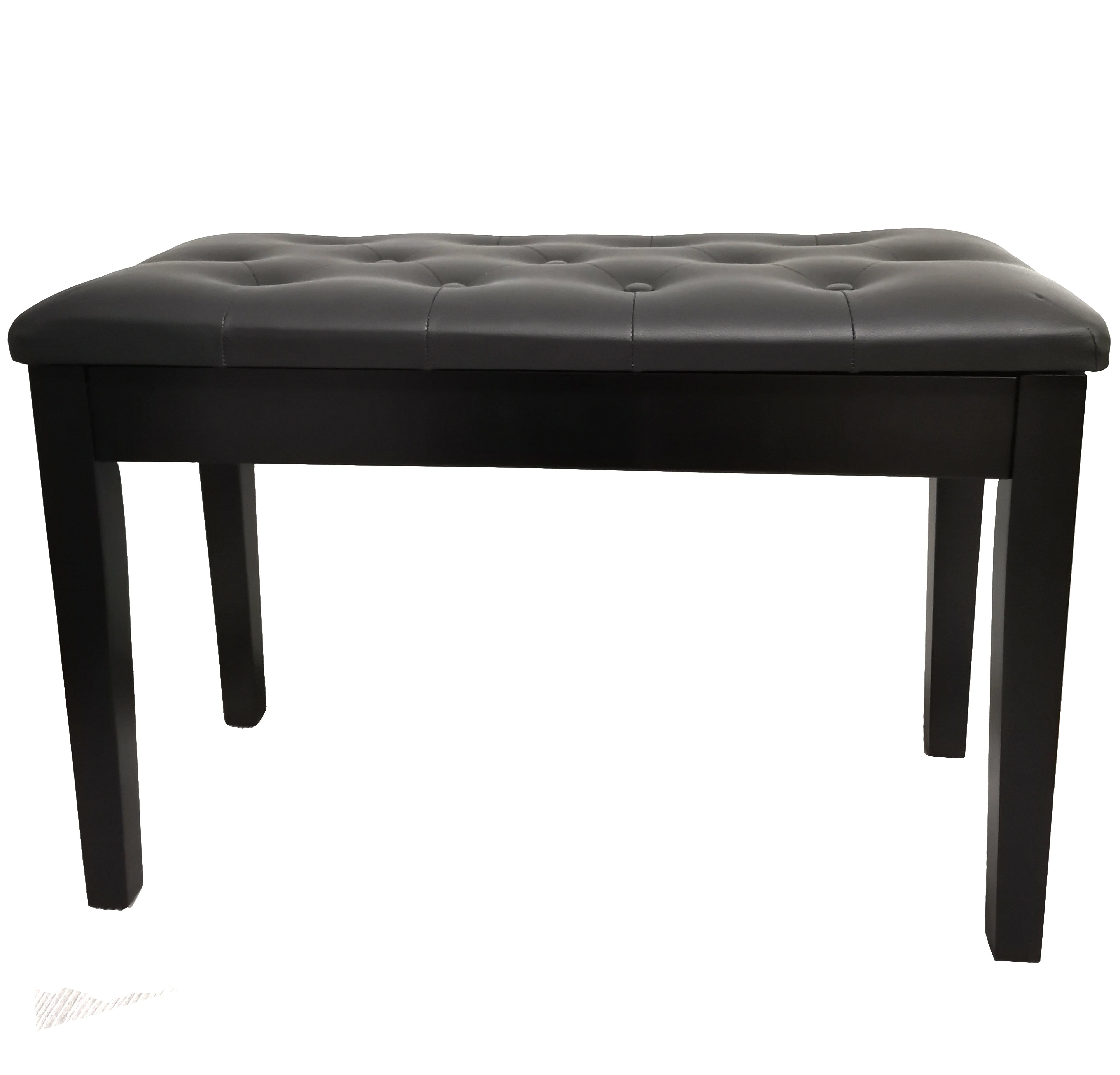 Leather Piano Stool with Storage case Modern Wooden Piano Bench