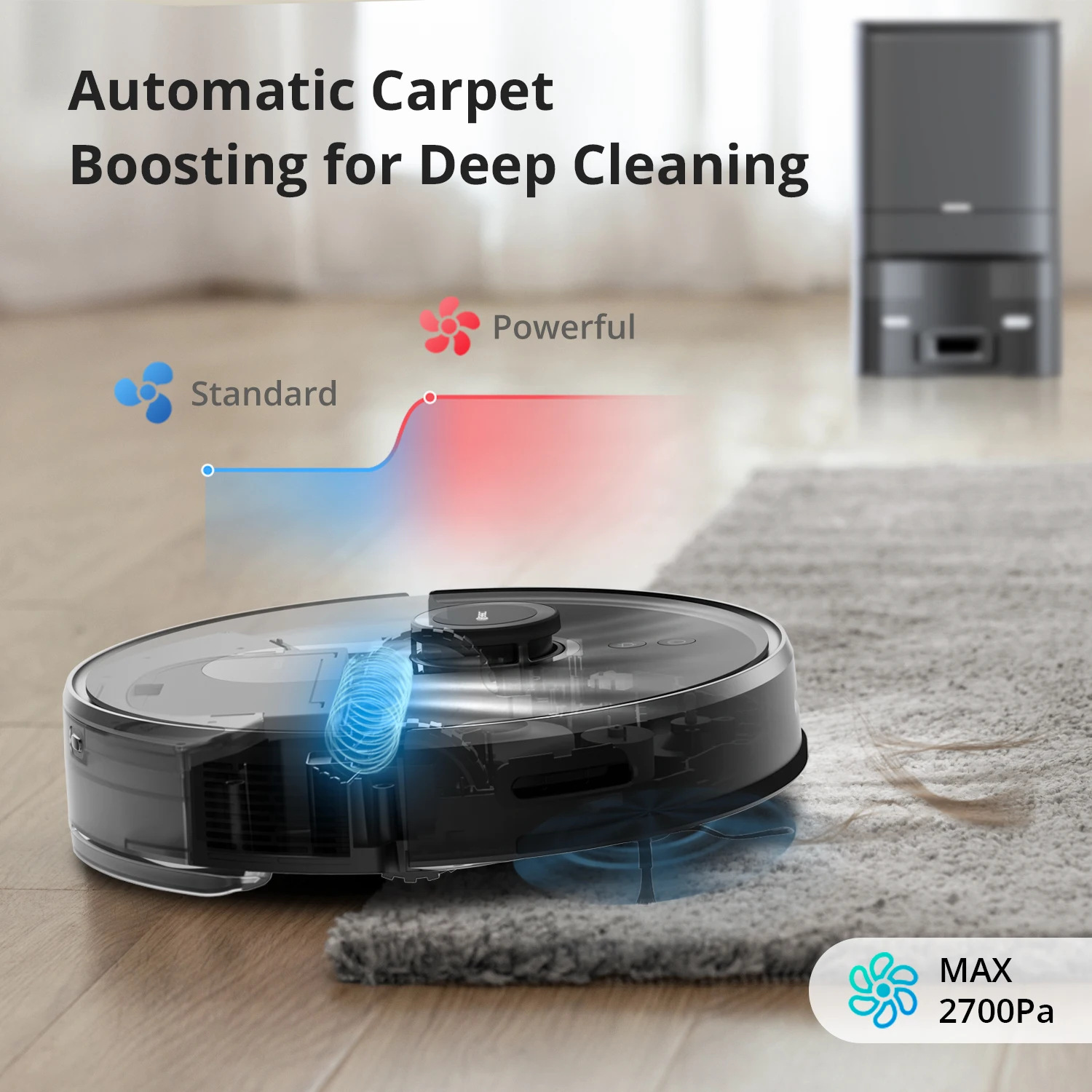 360botslab High Quality Durable Automatic Sweeping Smart Home Robot Vacuum Cleaner