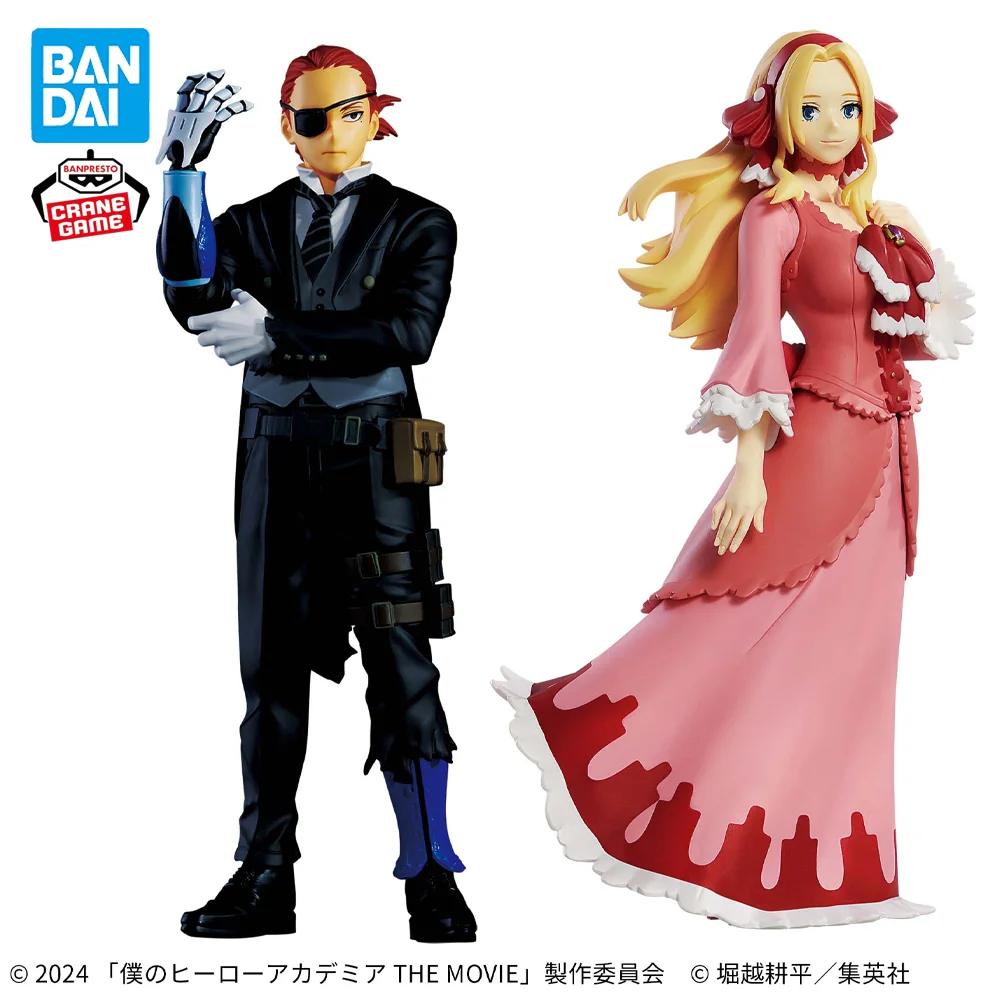 In Stock Original BANPRESTO My Hero Academia Your Next The Movie Anna Shelbino Giulio Gandini Figure Anime Model Genuine Toy