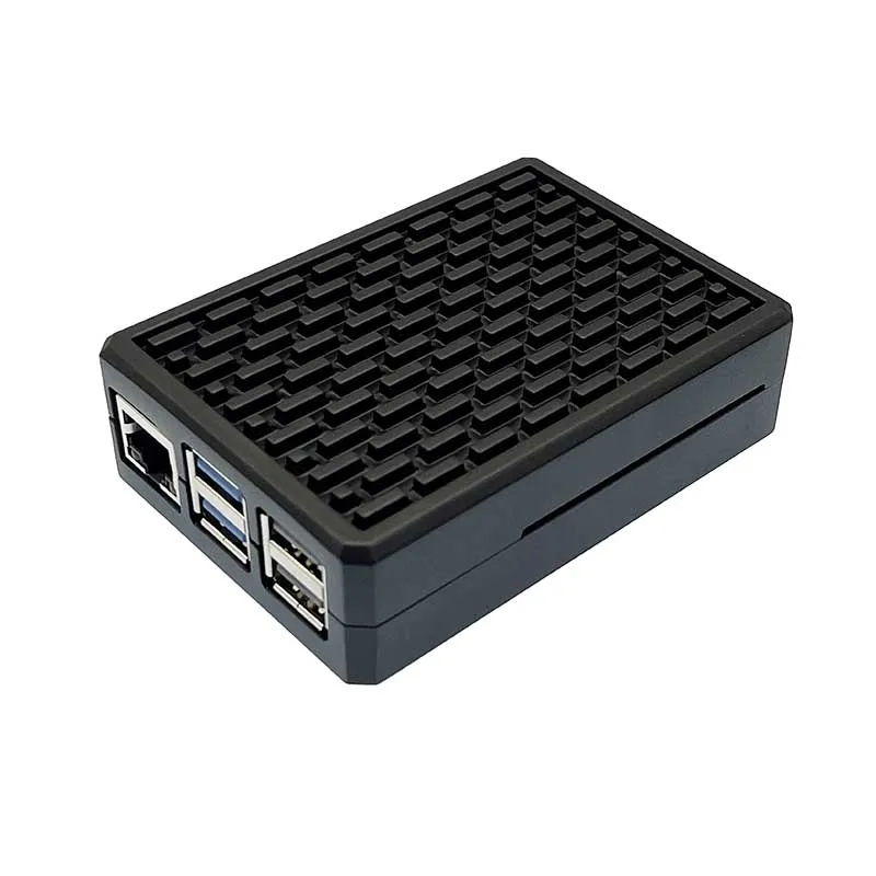 Aluminum Alloy Case for Raspberry Pi 5 Black Box Metal Shell Passive Cooling Enlosure Case for Raspberry Pi 5 RPI 5