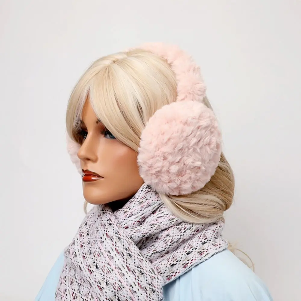 غطاء أذن أنيق دافئ للأذن بلون سادة لحماية الأذن قابل للطي وغطاء أذن سميك قابل للطي في الهواء الطلق