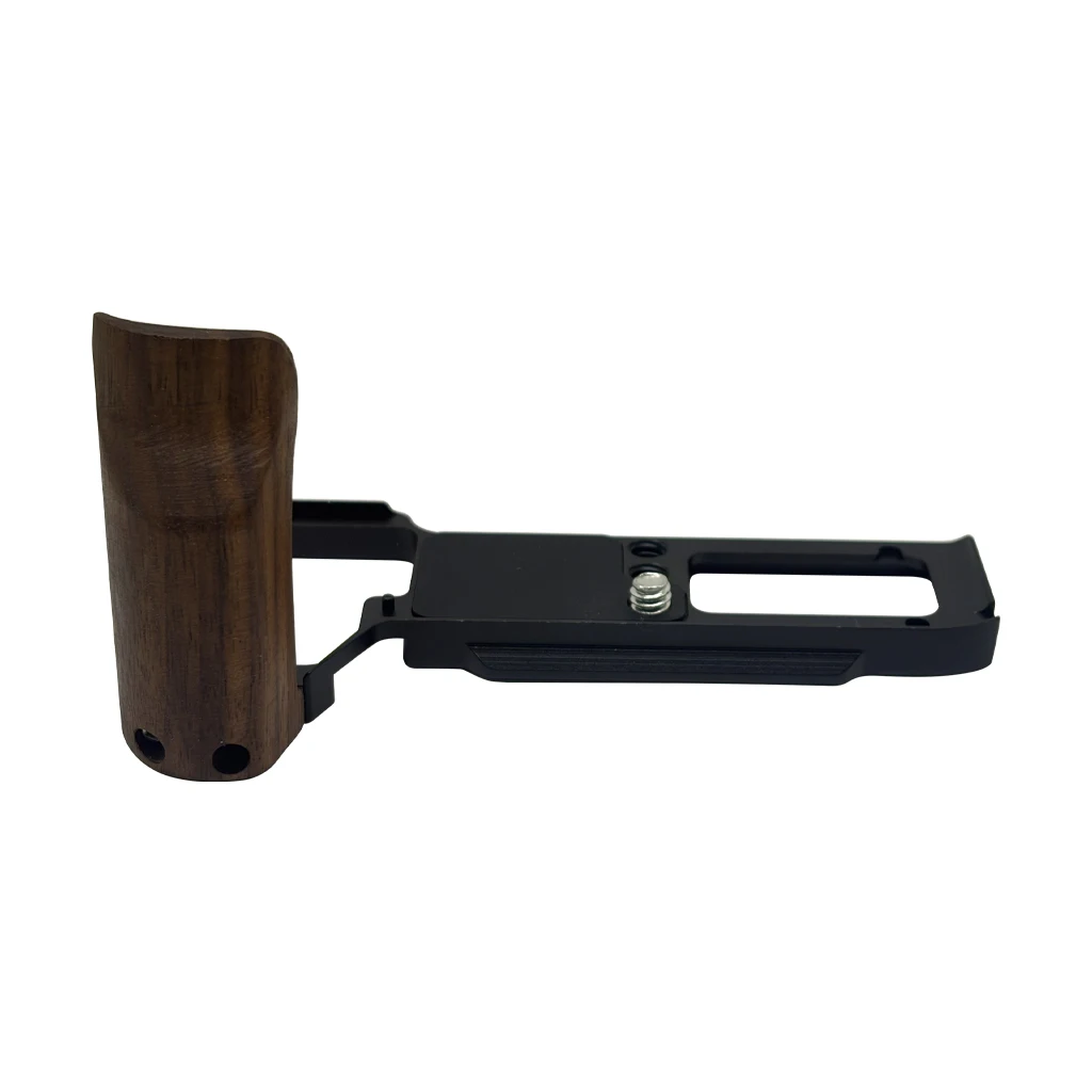 BGNing A7C2 A7CII A7CR Schnellwechselplatte L-Halterung Holzgriff Vollständige Abdeckung Kamerakäfig für Sony A7C SLR Handgriffhalter – Detail 2