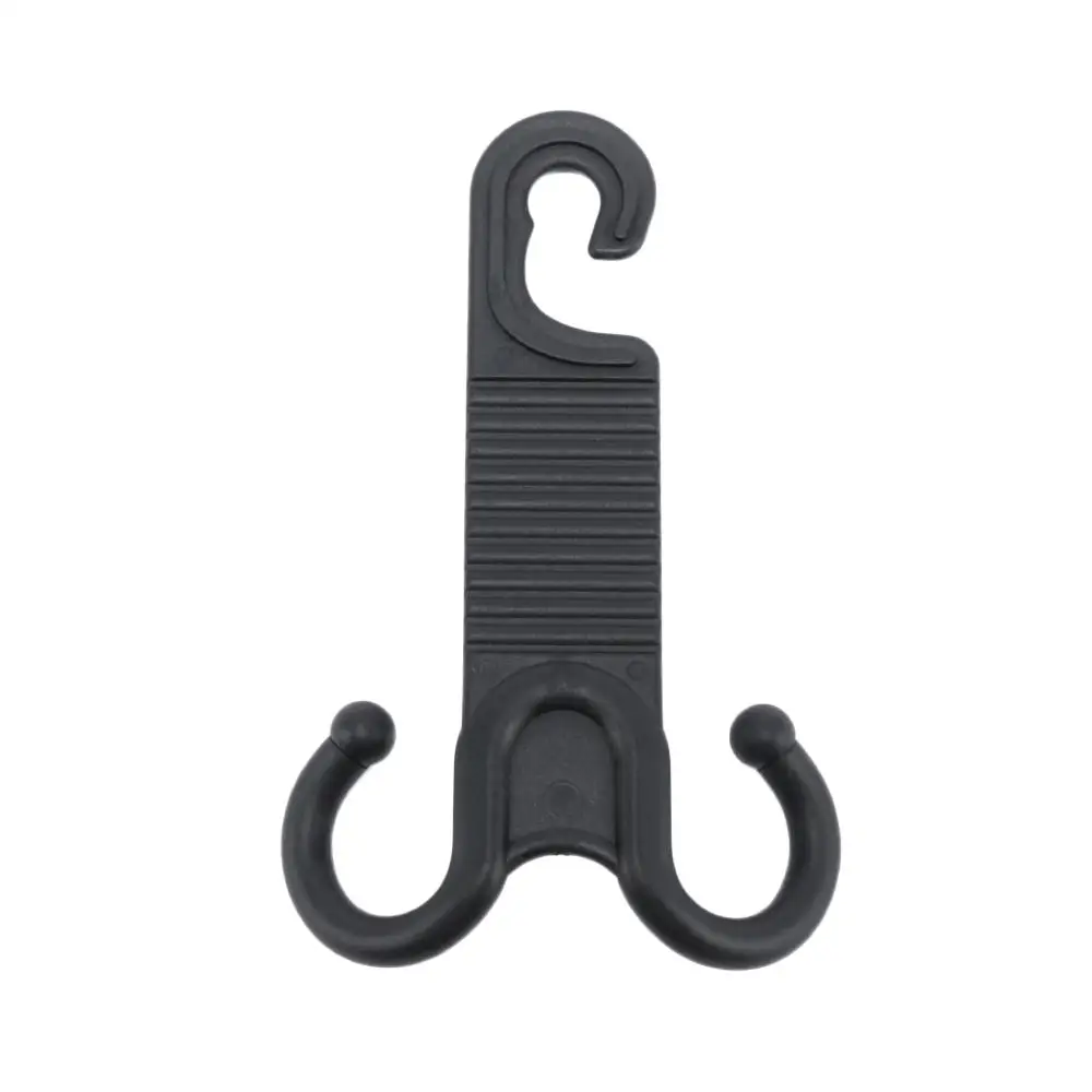 Practical 1 Pair Seat Back Food Holder Double Hook Claw Type Hook Seat Headrest Hanger Bag Clip Car Cargo Hook