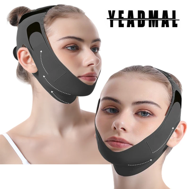 Chin Strap for Sleeping Face Lift Tape for Double Chin for Women Reusable V Line Lifting Mask Adjustable Facial Slimming Belt Ja