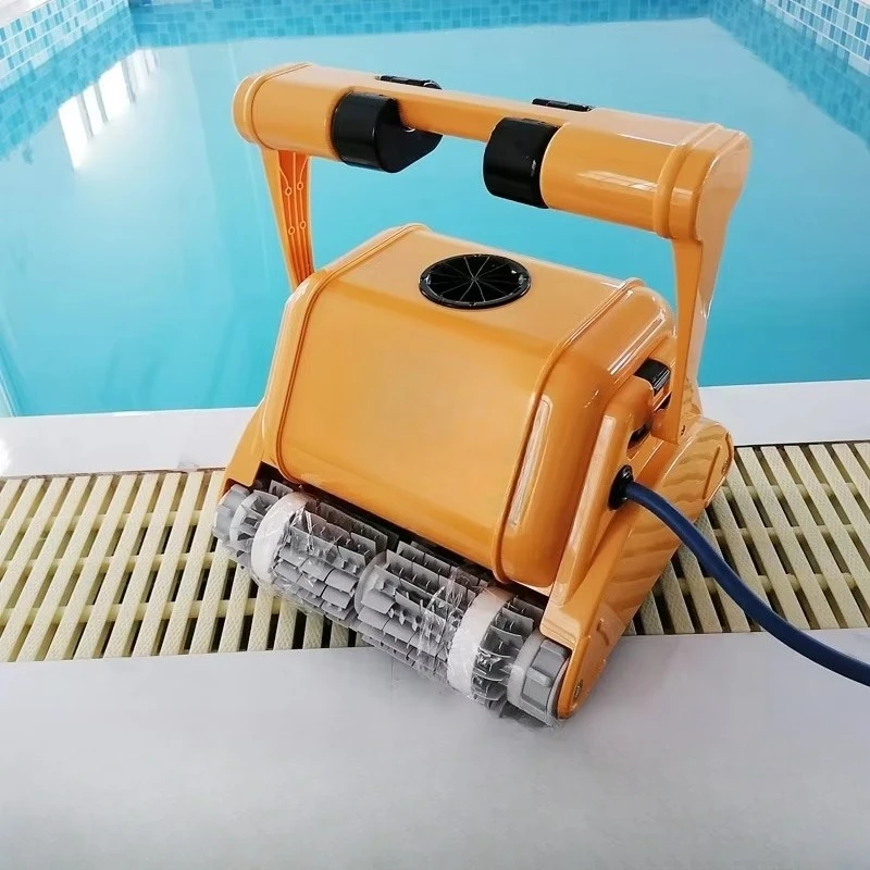 Robot Pembersih Kolam Renang Otomatis 3002, Vacuum Cleaner Kabel Bawah Air dari Plastik untuk Membersihkan Dasar Kolam Renang