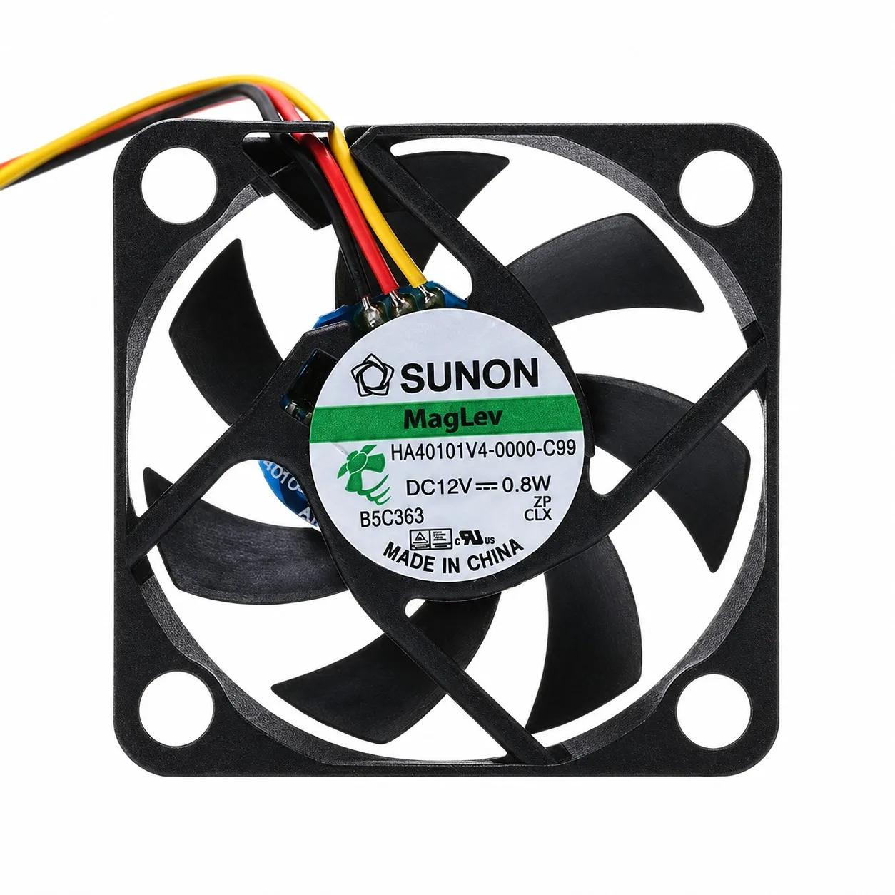 HA40101V4-0000-C99 DC Cooling Fan 40mm 12V 0.8W 4500RPM 3-Pin for SUNON