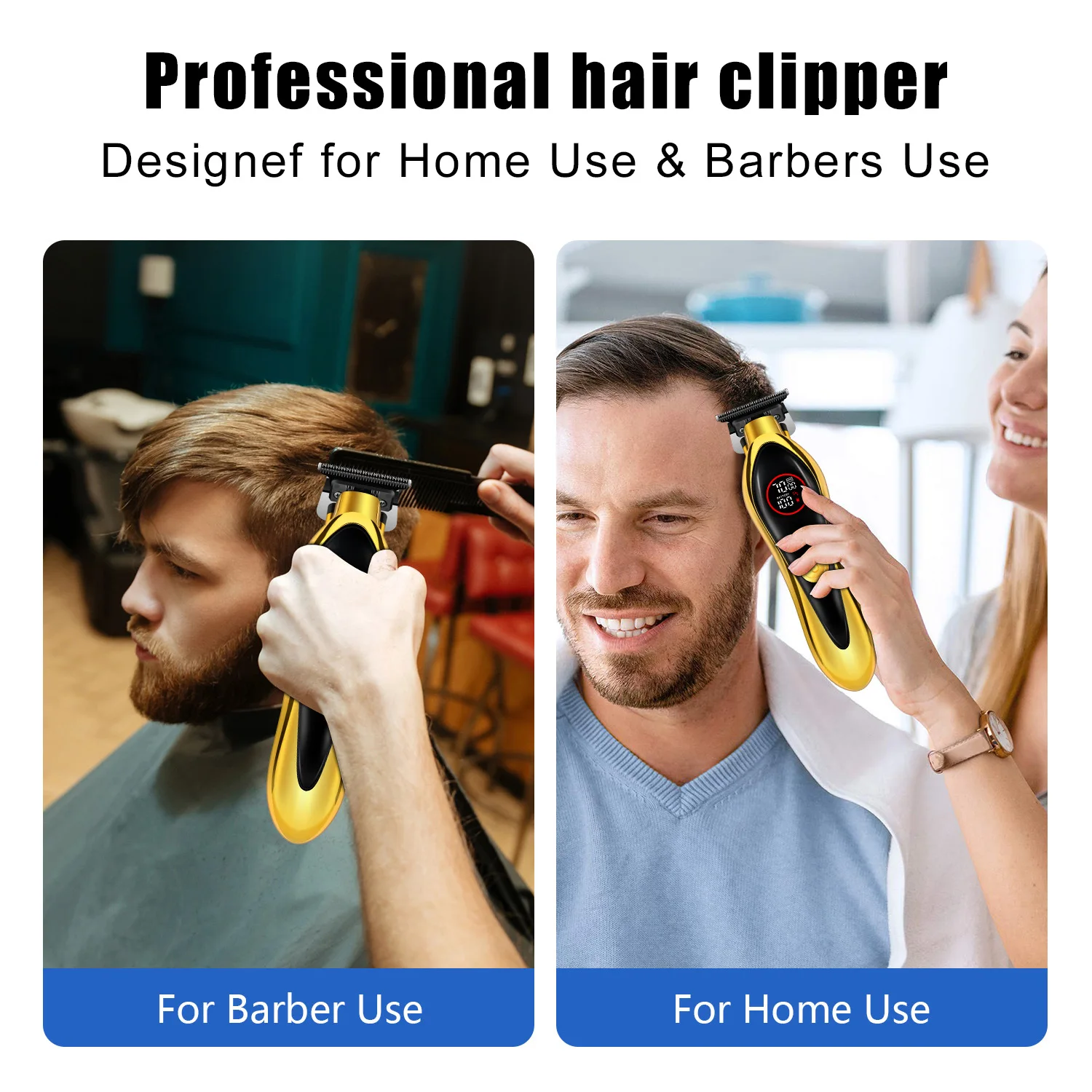 Neue Haar Trimmer Für Männer Barber Shop Professionelle Elektrische Haar Clipper Tragbare Cordless Haar Bart Rasierer Haar Schneiden Maschine