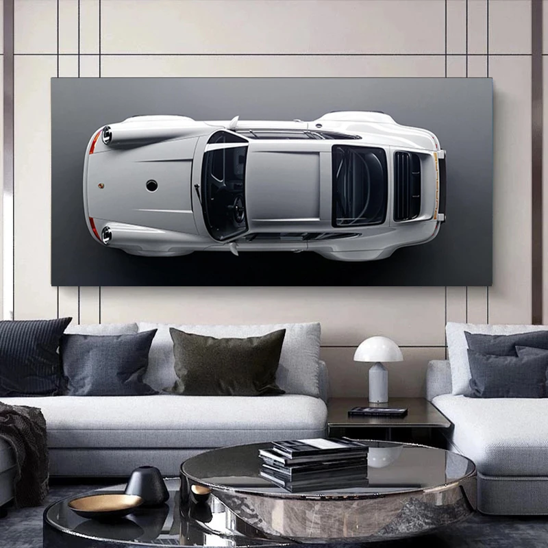 Canvas Painting Large Size Racing Posters Prints Supercar Wall Art For Living Room Home Decor Modern Luxury Sports Car view 3