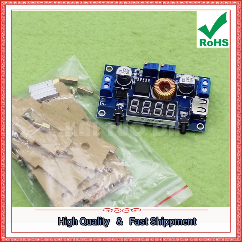 With Housing 5A Constant Voltage Current Step Down Buck Module With Power Display LED Converter 0.19kg