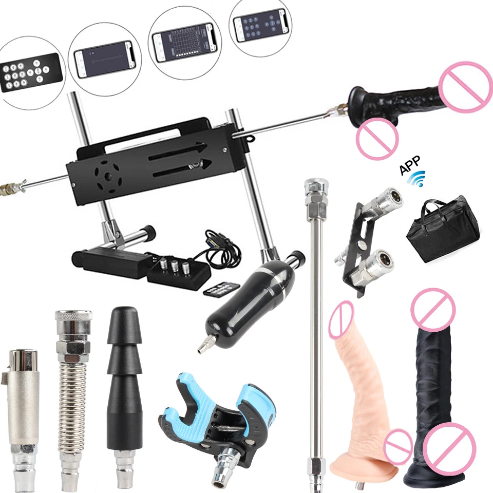 NEW Wireless APP Sex Machine with Amazing Features,Powerful,All Angle Adjustable,No Moveback Machine,200W motor, stroke 15cm