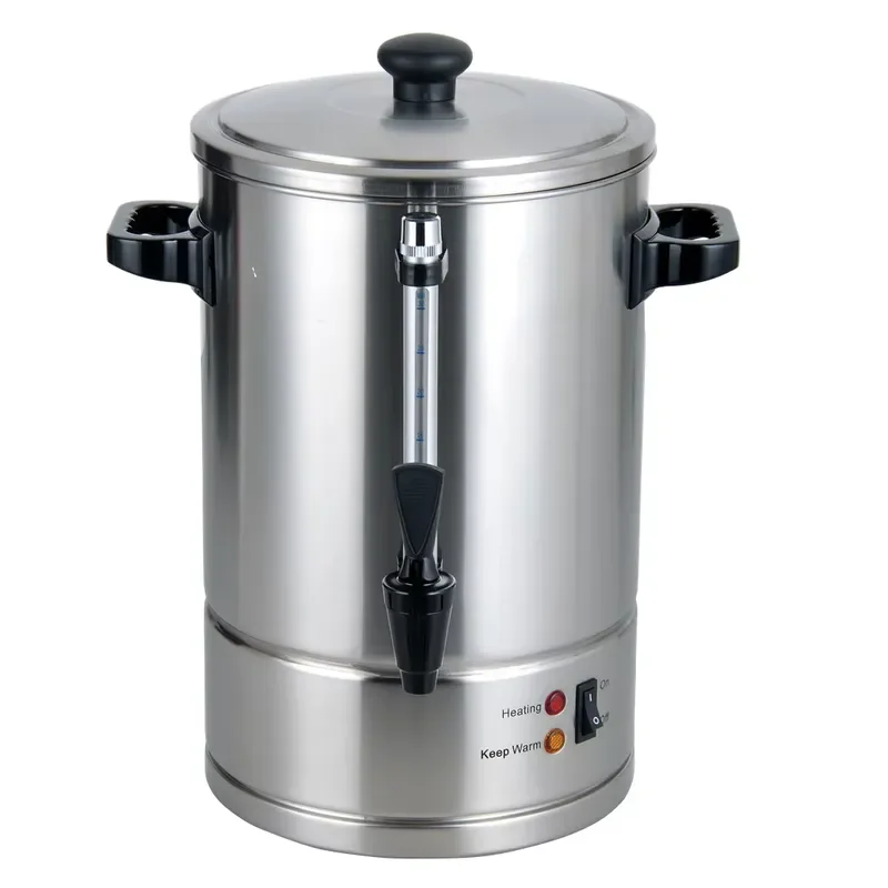 FSE 30L Double 304 Stainless Steel Water Boiler Light Emitting Diode Digital Electric Kettle with Faucet Electronic Display