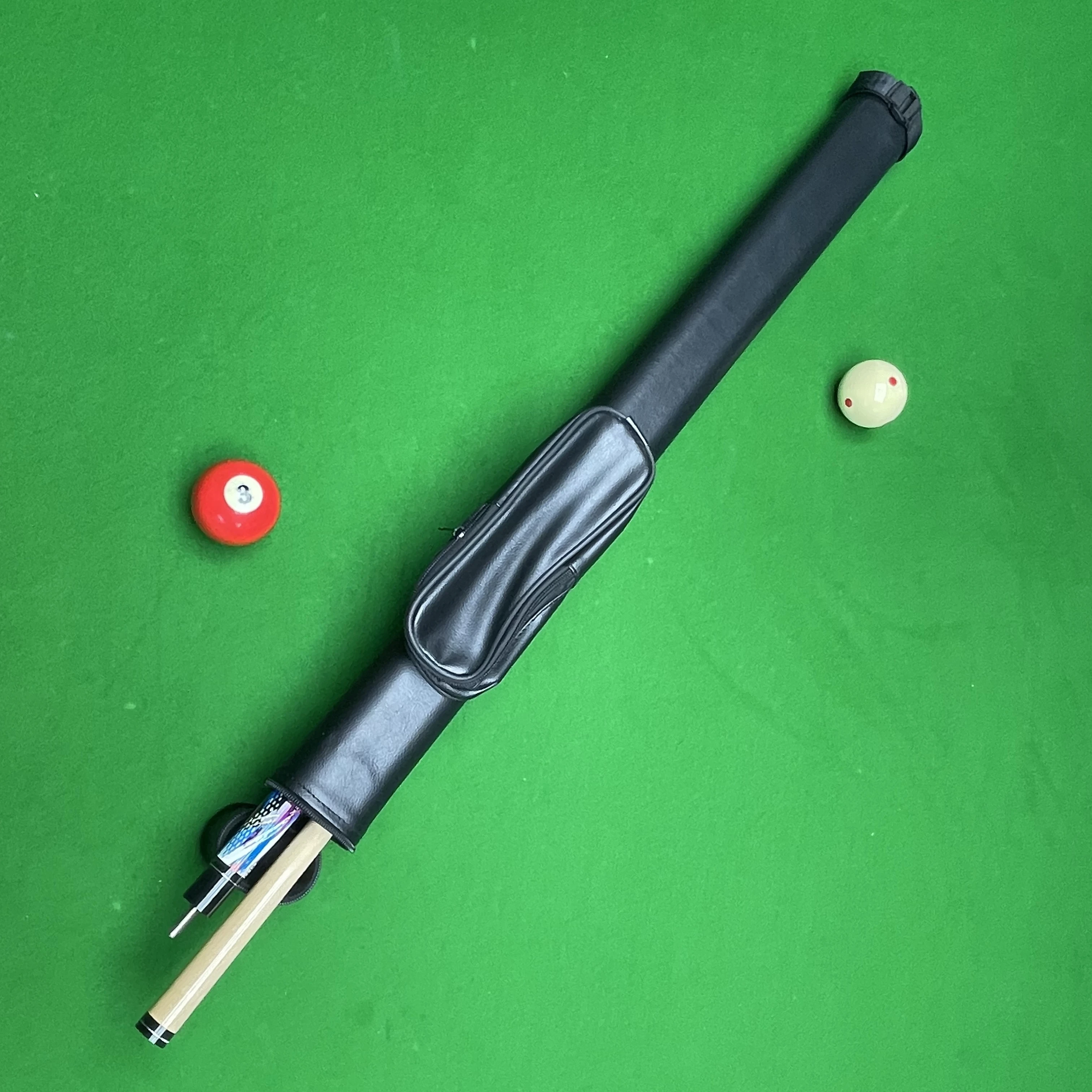 High Precision Maple Pool Cue for American 9 Ball 13mm Tip  Wash Color Design Includes Protective Cue Case Perfect for Bar Pool