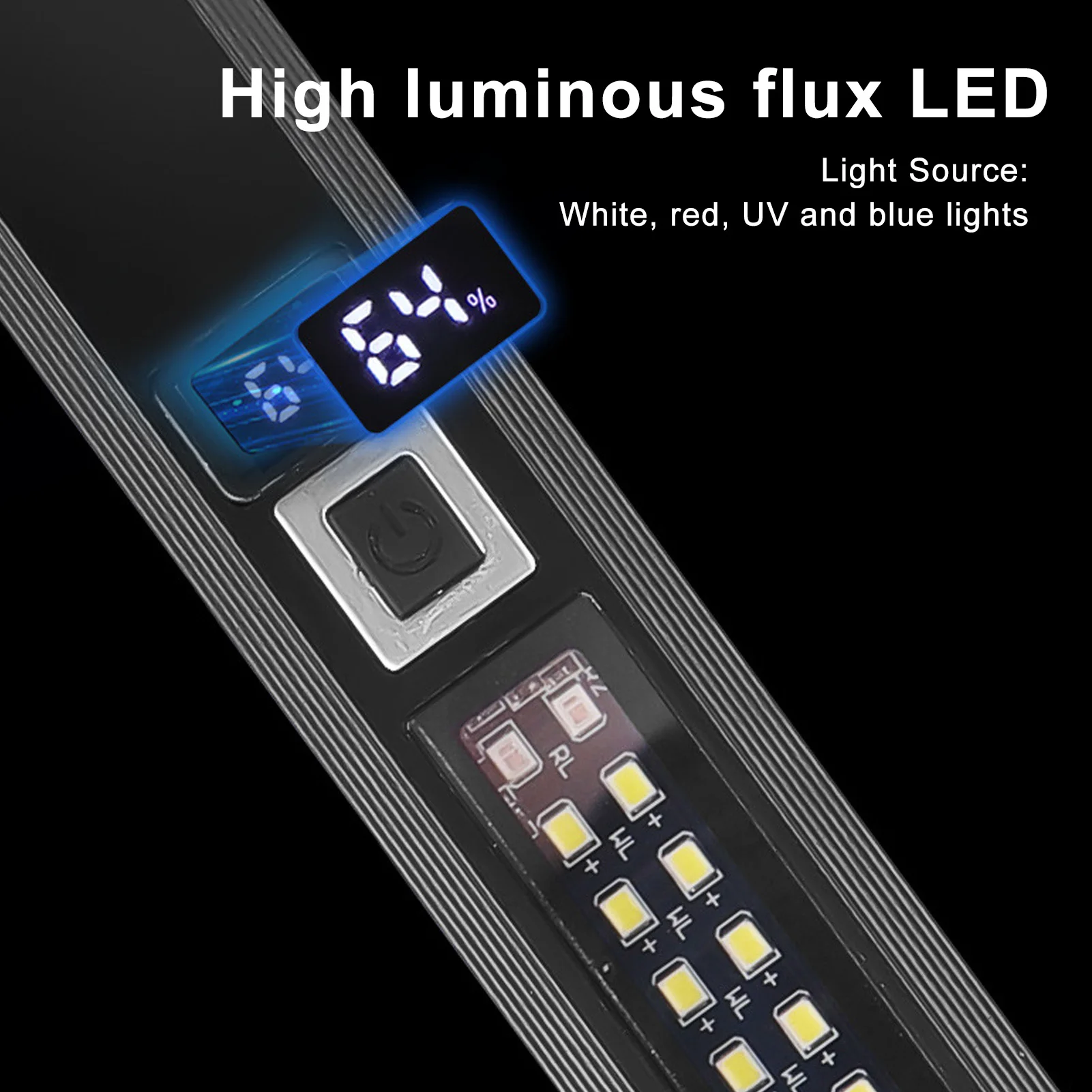 ZK40 LED Flashlight High Luminous Flux Super Bright Multi Modes USB Rechargeable Handheld Flashlight with Hook for Camping