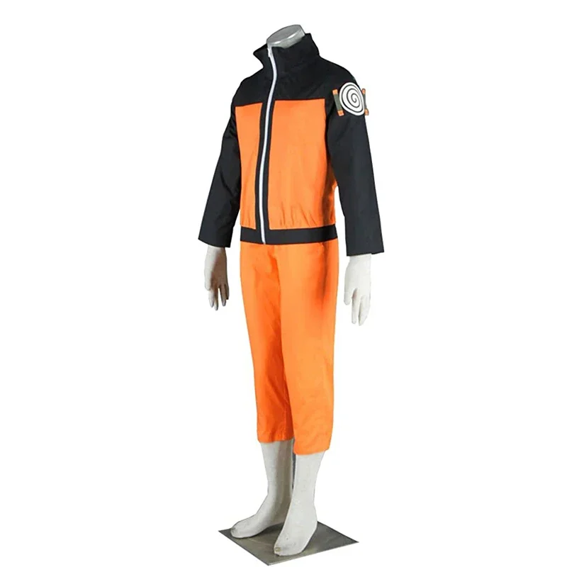 Uzumaki Cosplay Anime Costume Ninja Costume Boy Performance Costume Costume giapponese Costume da cartone animato Uzumaki Ninja Jacket Top Pa