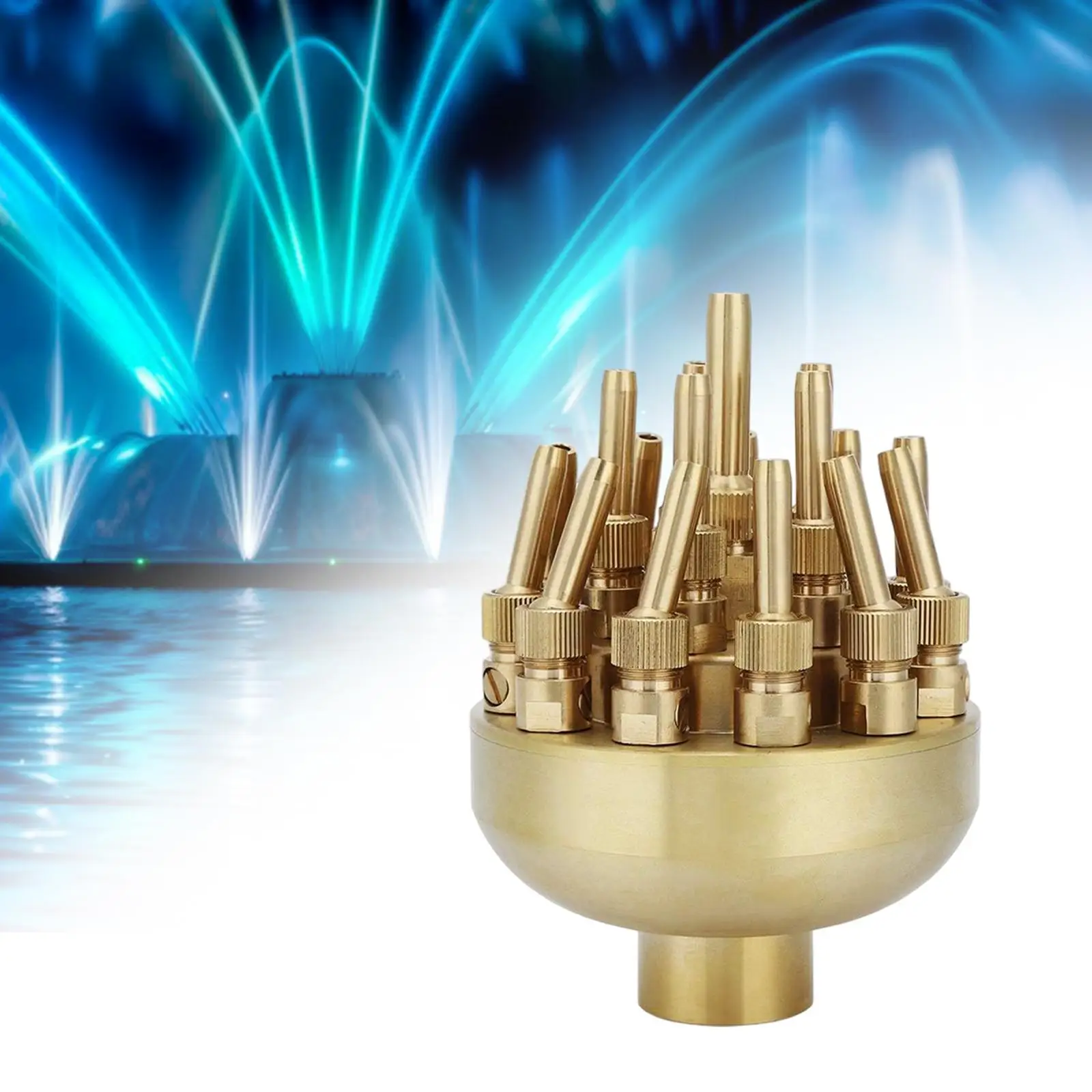 

1-дюймовая насадка для фонтана, регулируемая для музыкального фонтана Plaza, открытого сада