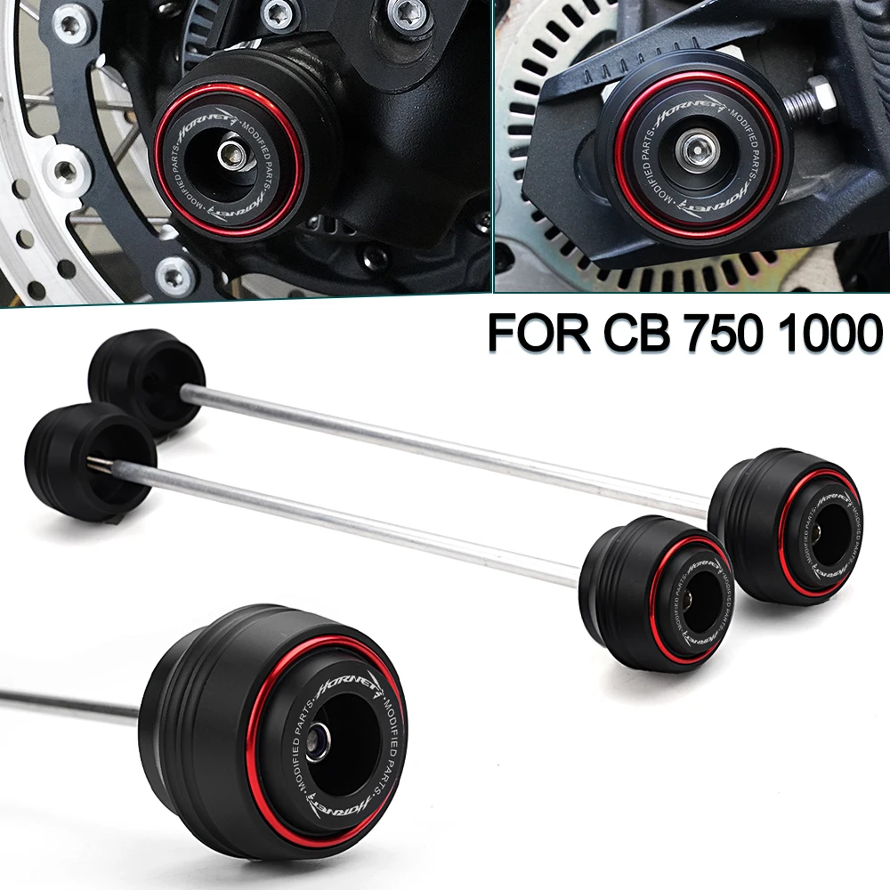 

For HONDA CB1000 CB750 Hornet CB 1000 Hornet SP CB 750 HORNET Motorcycle Front Rear Axle Wheel Fork Slider Crash Protector Pad