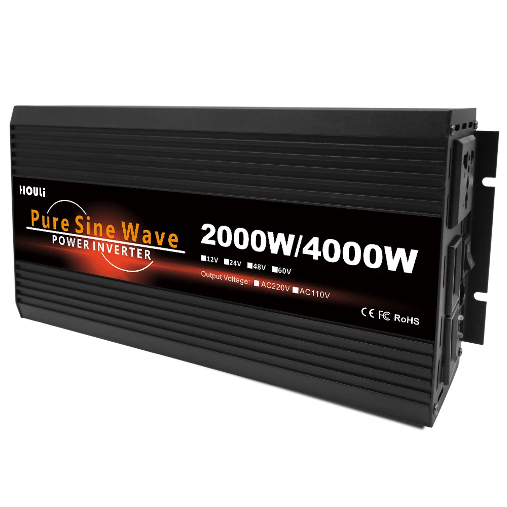 Car Power Inverter Converter 4000W Inversor 12 v 220 v Voltage Converter Inverter Inversor De Potencia De 4000 Vatios